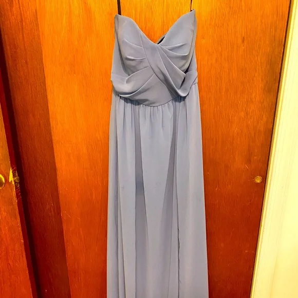 larkspur bridesmaid dress Hyacinth House Blue Eyelet Cut-Out Larkspur Dress Blue Eyelet / L